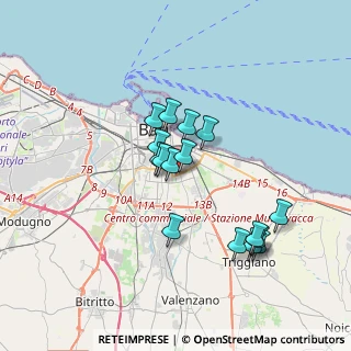 Mappa Via della Resistenza, 70125 Bari BA, Italia (3.22625)