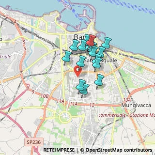 Mappa Via Pio Xii, 70100 Bari, Italia (1.32625)