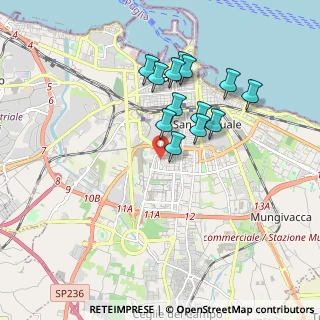 Mappa Via Pio Xii, 70100 Bari, Italia (1.67385)