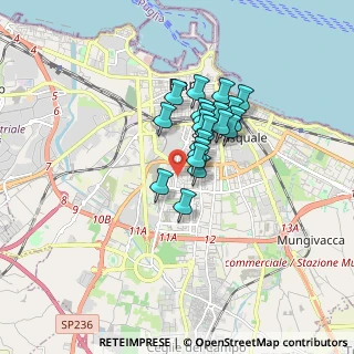 Mappa Via Pio Xii, 70100 Bari, Italia (1.22)
