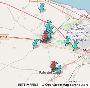 Mappa Via Pensile, 70032 Bitonto BA, Italia (2.93375)