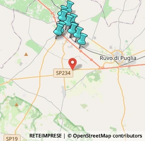 Mappa SP234, 70037 Corato BA, Italia (4.35636)