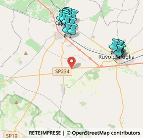 Mappa SP234, 70037 Corato BA, Italia (5.09)