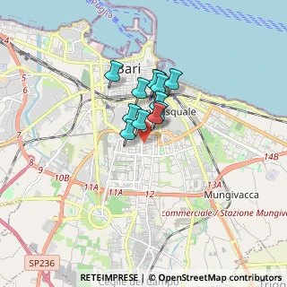 Mappa Via Giulio Petroni, 70124 Bari BA, Italia (1.065)