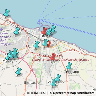 Mappa Via Giulio Petroni, 70124 Bari BA, Italia (5.67471)