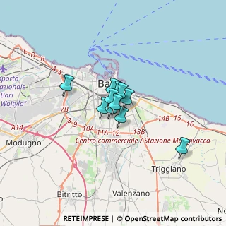 Mappa Via Giulio Petroni, 70124 Bari BA, Italia (1.66818)