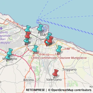 Mappa Via Giulio Petroni, 70124 Bari BA, Italia (3.87538)