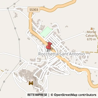 Mappa Corso Principe Umberto, 71020 Rocchetta Sant'Antonio FG, Italia, 71020 Rocchetta Sant'Antonio, Foggia (Puglia)