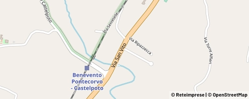 Mappa Benevento