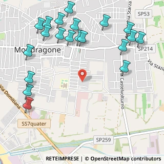 Mappa Via Federico Fellini, 81034 Mondragone CE, Italia (0.758)