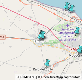 Mappa Via Domenico Urbano, 70032 Bitonto BA, Italia (4.91909)