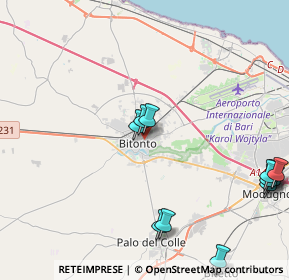 Mappa Via Domenico Urbano, 70032 Bitonto BA, Italia (6.27267)