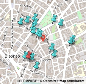 Mappa Via Domenico Urbano, 70032 Bitonto BA, Italia (0.2515)