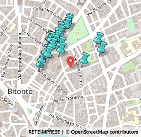 Mappa Via Domenico Urbano, 70032 Bitonto BA, Italia (0.215)