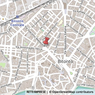 Mappa Via Giacomo Matteotti, 95, 70032 Bitonto, Bari (Puglia)