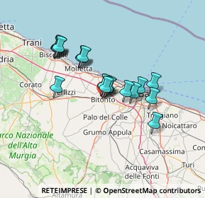 Mappa Via Monsignor Giovanni Bovio, 70032 Bitonto BA, Italia (11.7945)