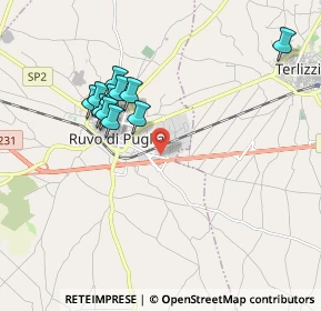 Mappa Viale Orazio Flacco, 70037 Ruvo di Puglia BA, Italia (1.86545)