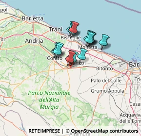 Mappa Viale Orazio Flacco, 70037 Ruvo di Puglia BA, Italia (10.6245)