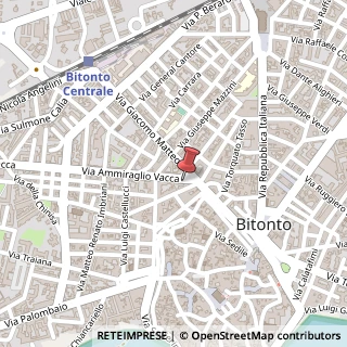 Mappa Piazza Luigi Della Noce, 10, 70032 Bitonto, Bari (Puglia)