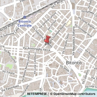 Mappa Via Giuseppe Mazzini, 20, 70032 Bitonto, Bari (Puglia)