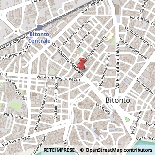 Mappa Via Giacomo Matteotti, 64/a, 70032 Bitonto, Bari (Puglia)