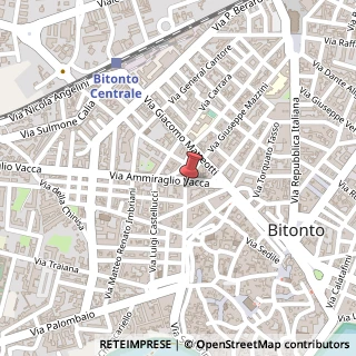 Mappa Via Pietro Ravanas, 43, 70032 Bitonto, Bari (Puglia)