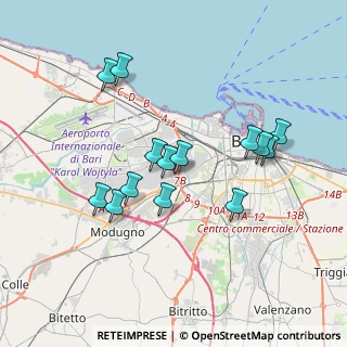 Mappa Viale Amedeo Lovri, 70132 Zona Industriale BA, Italia (3.59357)