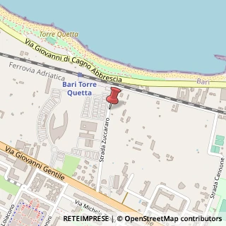 Mappa Strada Zuccararo, 23, 70126 Bari, Bari (Puglia)