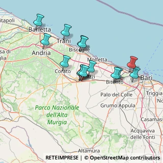 Mappa Complanare Est, 70037 Ruvo di Puglia BA, Italia (13.6)