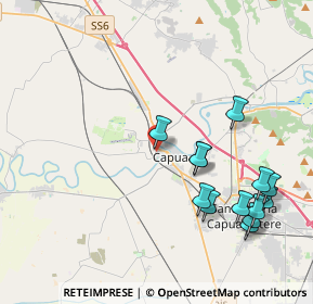 Mappa Via Nevio Gneo, 81043 Capua CE, Italia (4.77538)