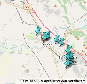 Mappa P.co dei Cedri, 81043 Capua CE, Italia (3.97385)