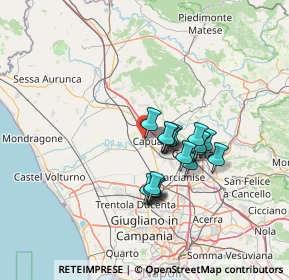 Mappa Via Nevio Gneo, 81043 Capua CE, Italia (11.19)