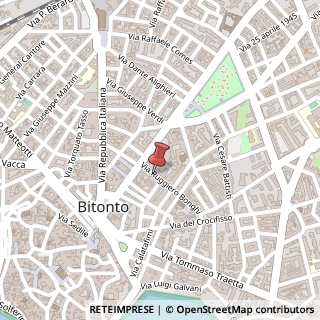 Mappa Via Ruggiero Bonghi, 21, 70032 Bitonto, Bari (Puglia)