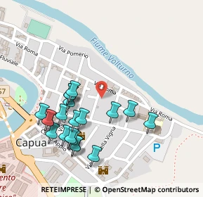 Mappa Via S. Michele a Corte, 81043 Capua CE, Italia (0.2695)