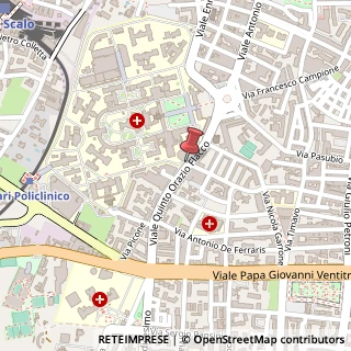 Mappa Viale Orazio Flacco, 3, 70124 Bari, Bari (Puglia)