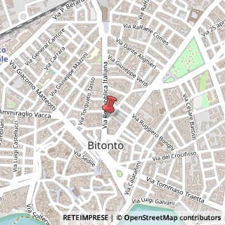 Mappa Via della Repubblica Italiana, 13, 70032 Bitonto, Bari (Puglia)