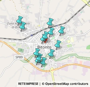 Mappa Via Giuseppe Garibaldi, 70032 Bitonto BA, Italia (0.78308)