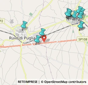 Mappa Km 58.100 Strada Provinciale 231 ex S.S. 98, 70037 Ruvo di Puglia BA, Italia (2.96333)