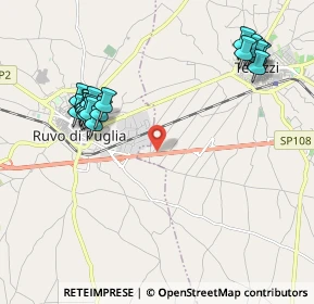 Mappa Km 58.100 Strada Provinciale 231 ex S.S. 98, 70037 Ruvo di Puglia BA, Italia (2.456)