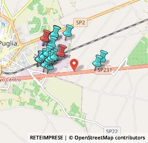 Mappa Km 58.100 Strada Provinciale 231 ex S.S. 98, 70037 Ruvo di Puglia BA, Italia (0.846)