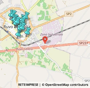 Mappa Viale Orazio Flacco, 70037 Ruvo di Puglia BA, Italia (1.49133)