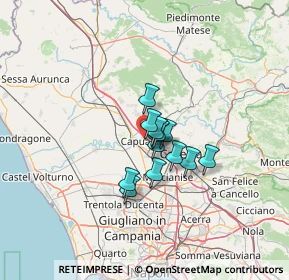 Mappa Provinciale per S. Angelo in Formis, 81043 Capua CE, Italia (7.98077)