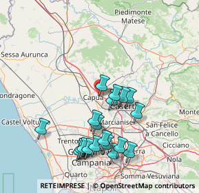 Mappa Provinciale per S. Angelo in Formis, 81043 Capua CE, Italia (16.752)