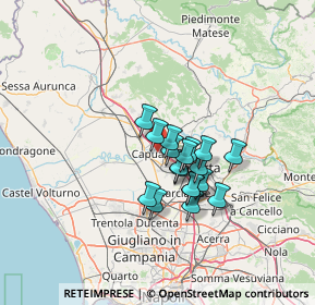 Mappa Provinciale per S. Angelo in Formis, 81043 Capua CE, Italia (9.87056)