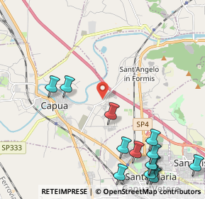 Mappa Provinciale per S. Angelo in Formis, 81043 Capua CE, Italia (3.08231)