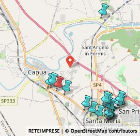 Mappa Provinciale per S. Angelo in Formis, 81043 Capua CE, Italia (3.145)