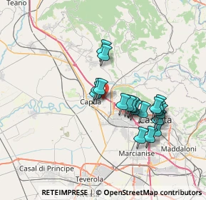 Mappa Provinciale per S. Angelo in Formis, 81043 Capua CE, Italia (6.49053)