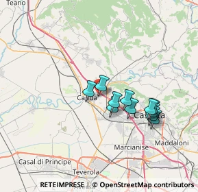 Mappa Provinciale per S. Angelo in Formis, 81043 Capua CE, Italia (6.33818)