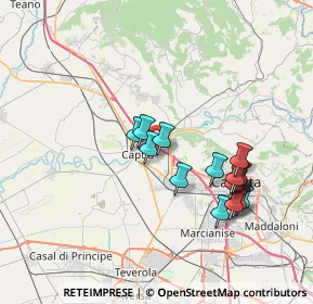 Mappa Provinciale per S. Angelo in Formis, 81043 Capua CE, Italia (7.33625)