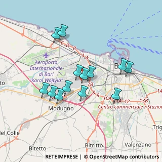 Mappa Bari, 70132 Zona Industriale BA, Italia (3.38692)